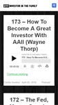 Mobile Screenshot of investorinthefamily.com
